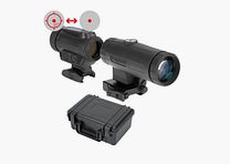 Holosun Set, Reflexvisier, Modell ARO-EVO-SPR-RD mit rotem Wechselabsehen: 2MOA Dot & 65MOA Circledot oder SPR-2MOA Dot & SPR-65MOA Circledot und Magnifier HM3X