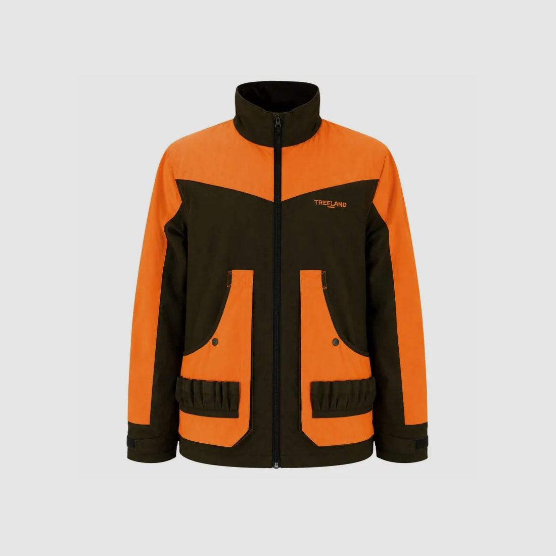 Treeland Jacke Öffnung wasserabweisend orange braun S bis 3XL, Bild 2 von 9