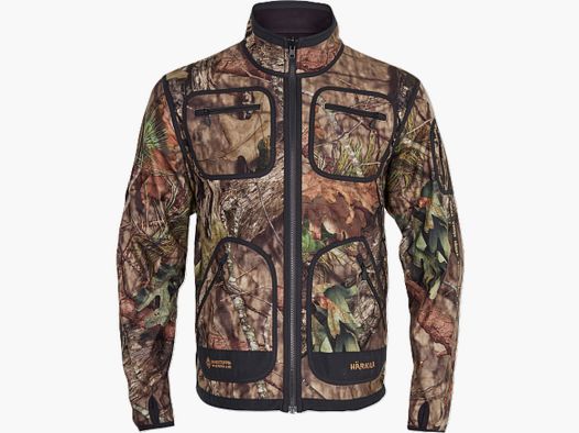 Härkila Mossy Kamko WSP Fleece Jacket - MossyOak®Break-up Country®/Black