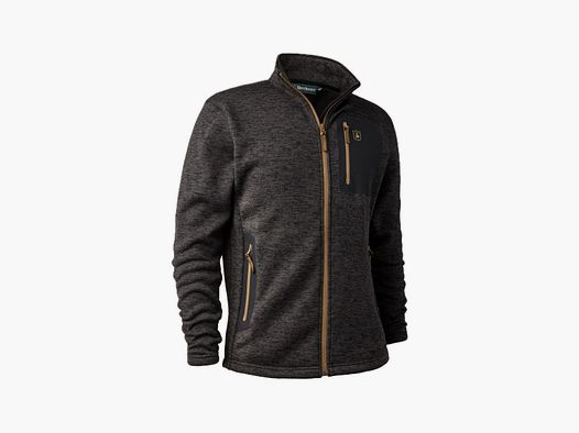 DEERHUNTER Sarek Strickjacke Dark Grey melange