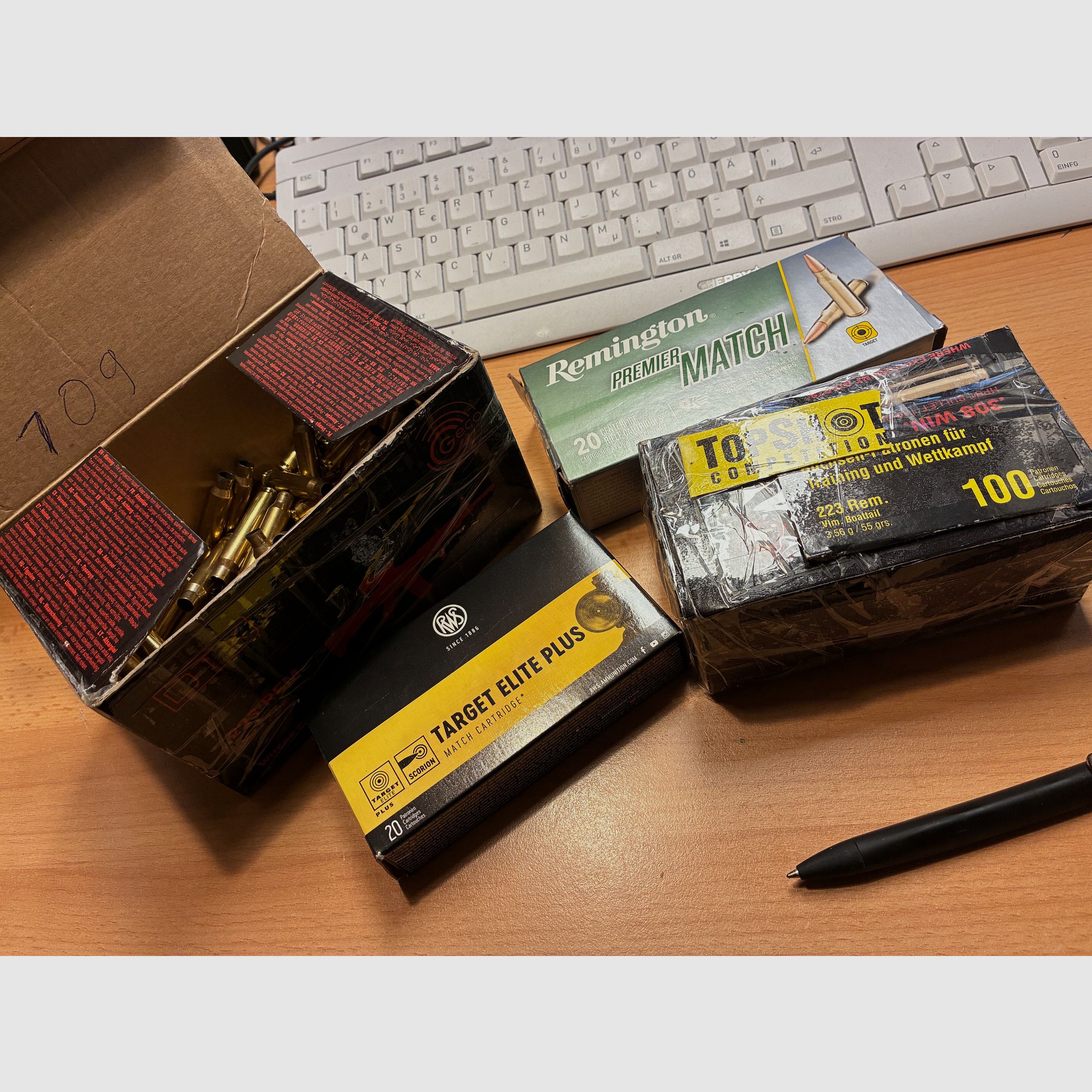 .223 Hülsen Geco RWS Topshot Remingtopn