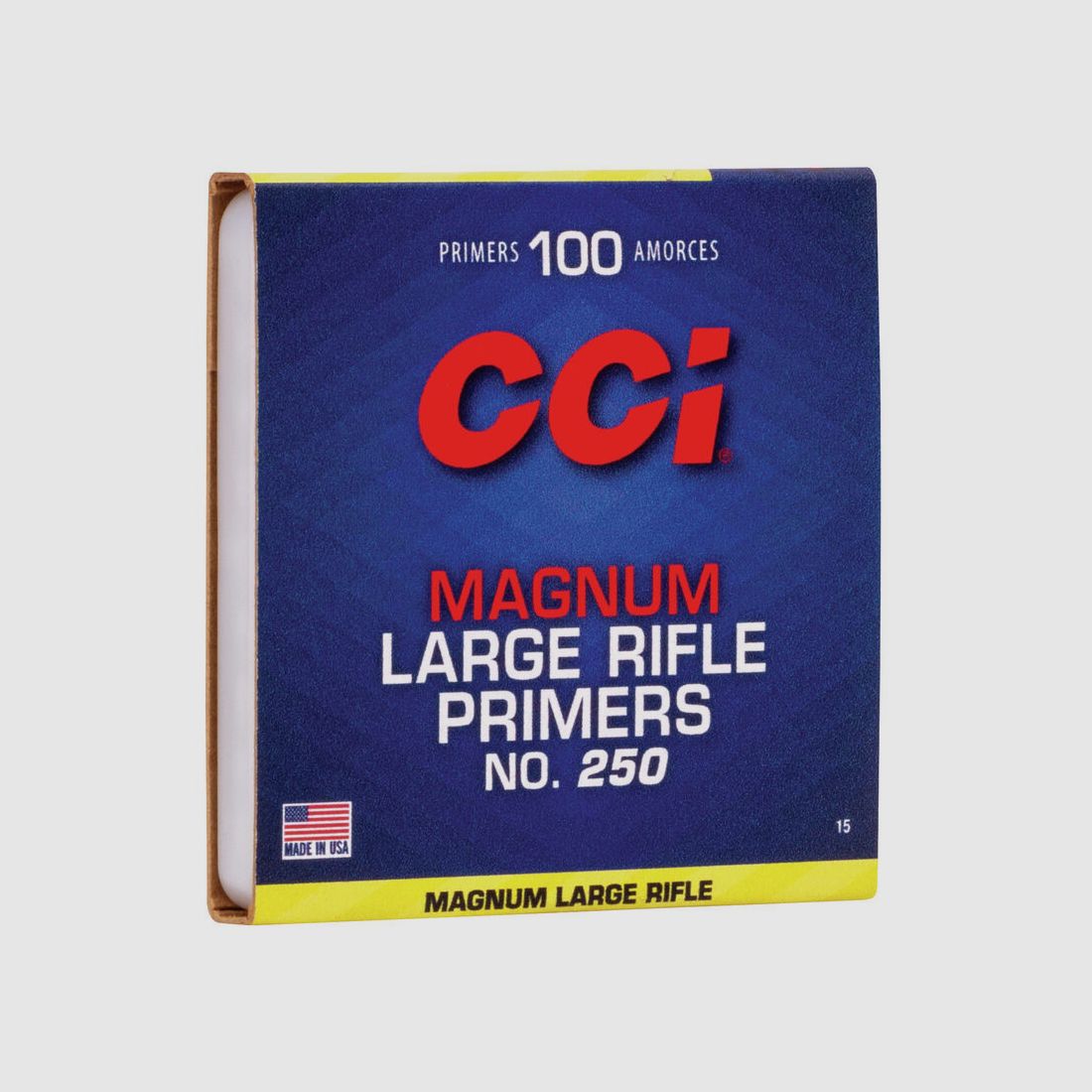 CCI 250 Large Rifle Magnum Zündhütchen – 100er Pkg
