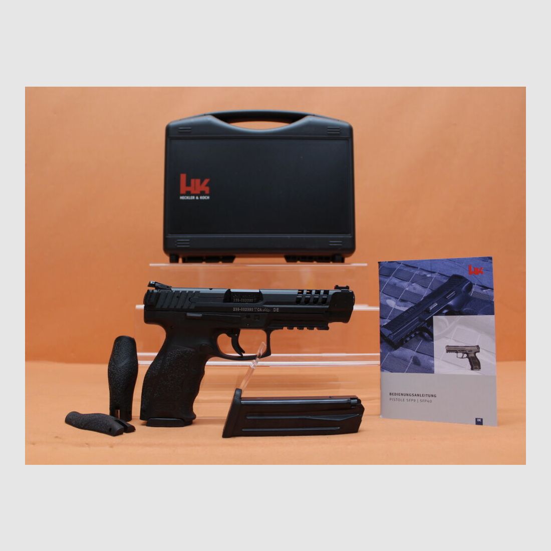 Heckler&Koch Ha.Pistole 9mmLuger Heckler&Koch/H&K HK SFP9L PB (SF) 127mm Polygonlauf/ Push-Button (9mmPara/9x19)