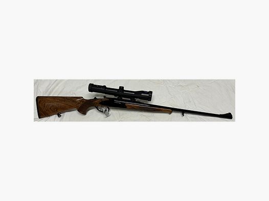 Krieghoff Kipplaufbüchse Hubertus, Kal. .30 R Blaser, 8-kant Lauf, incl. ZF und Schwenkmontage