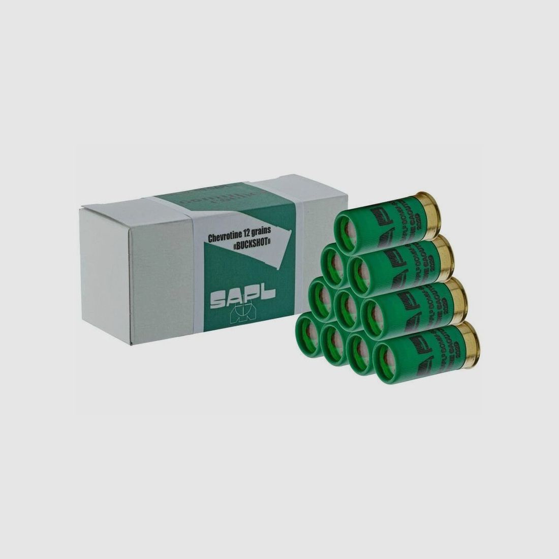 Box of 10 Mini Chevrotine 12/50 SAPL cartridges, image 1 of 4