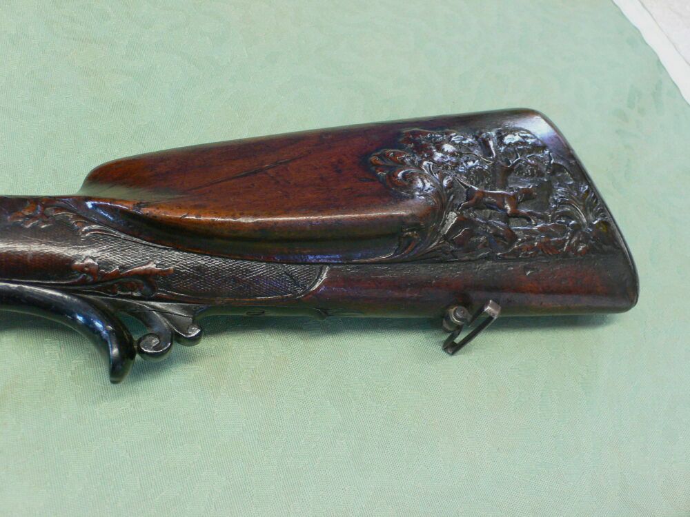 A.W. Edel Leipzig double-barrel shotgun