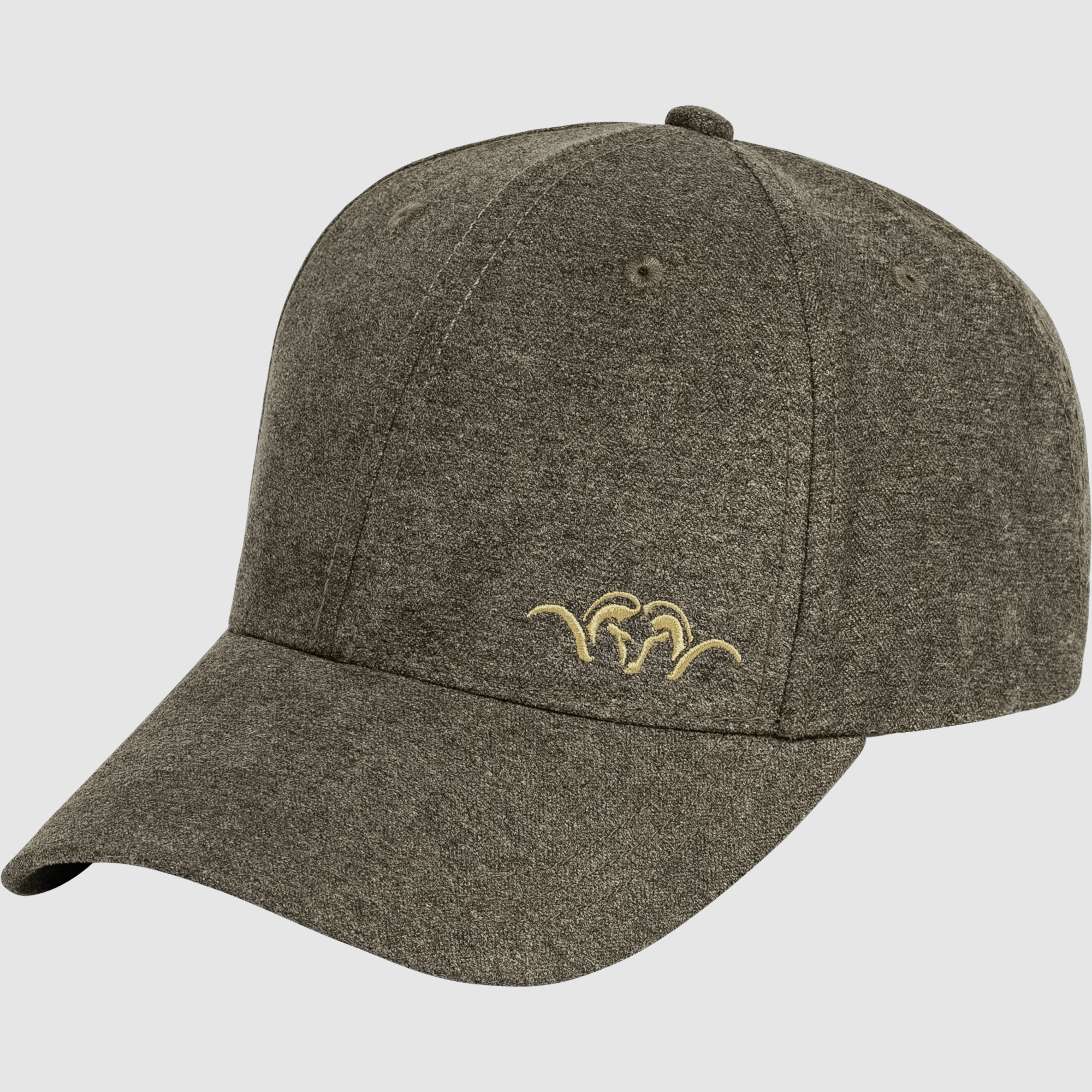VINTAGE Cap 21 Olive Melange/Black Olive Melange/Black S/M