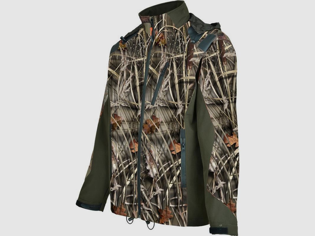 JAGD-JACKE PERCUSSION SOFTSHELL GHOSTCAMO WET GRÖSSE XL