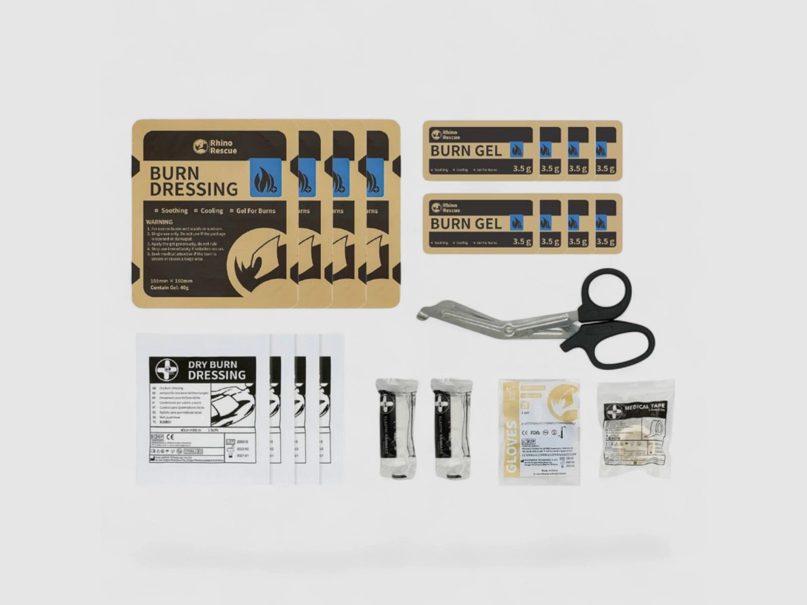 Rhino Rescue Burn Kit Erste-Hilfe Set Verbrennungen