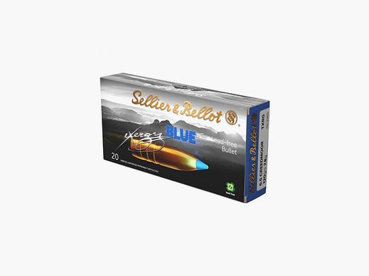 S&B Sellier & Bellot 6,5 Creedmoor TXRG bleu 7,8g 120gr sans plomb