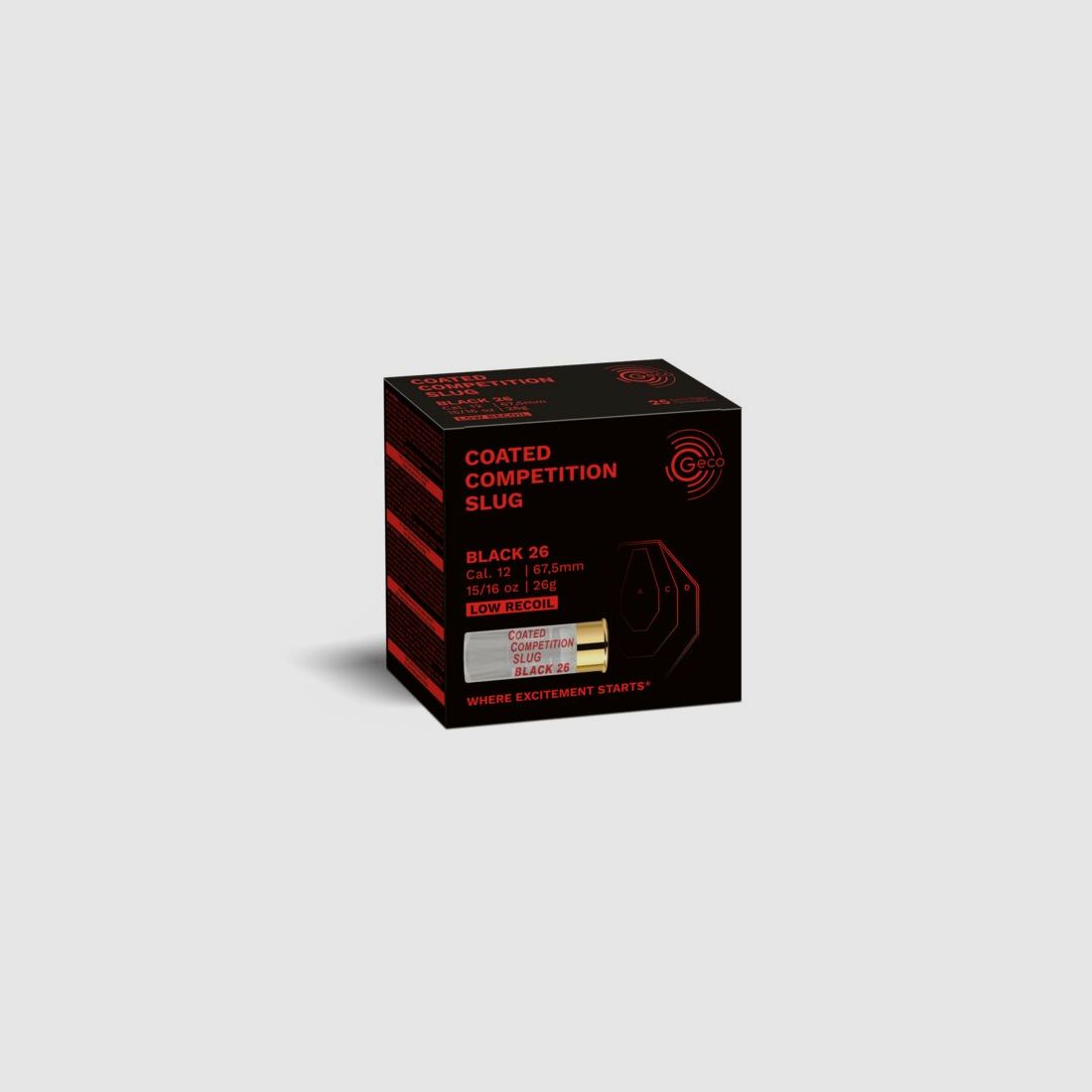 Geco Slugs Black 26 Coated Competition