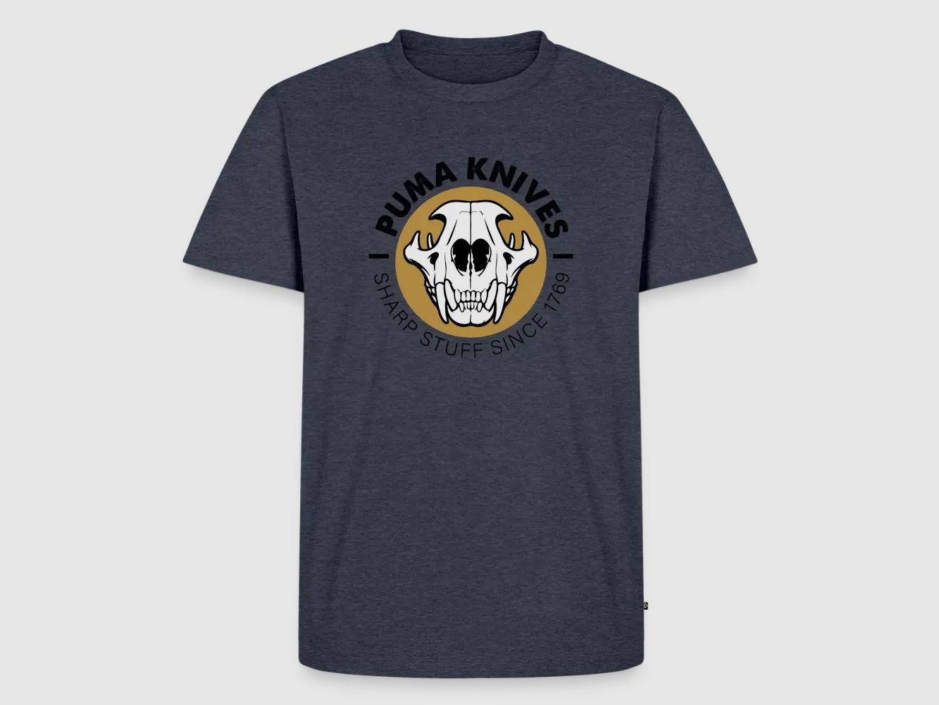 PUMA Men’s Premium T-Shirt "Skull Frontal Sharp Stuff"
