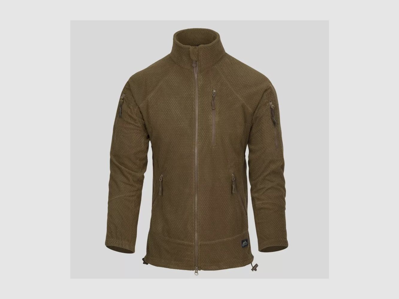 Chaqueta polar de rejilla Alpha Tactical color coyote, imagen 2 de 10