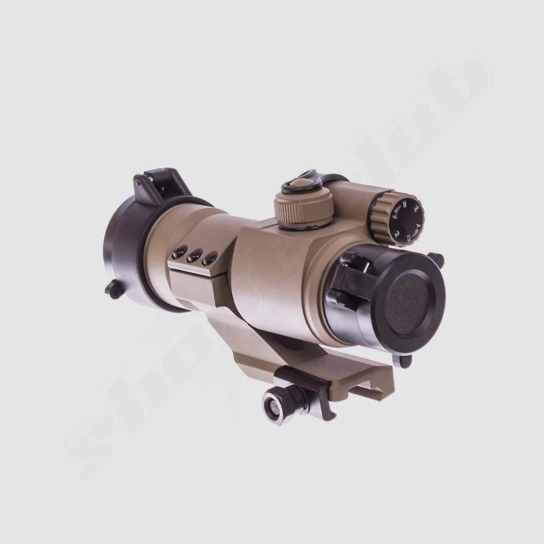 AIM-O M2 Airsoft Red Dot Sight inkl. Cantilever Mount - Desert
