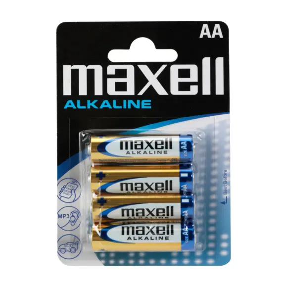 Confezione da 4 batterie alcaline LR06 - AA, immagine 1 di 2
