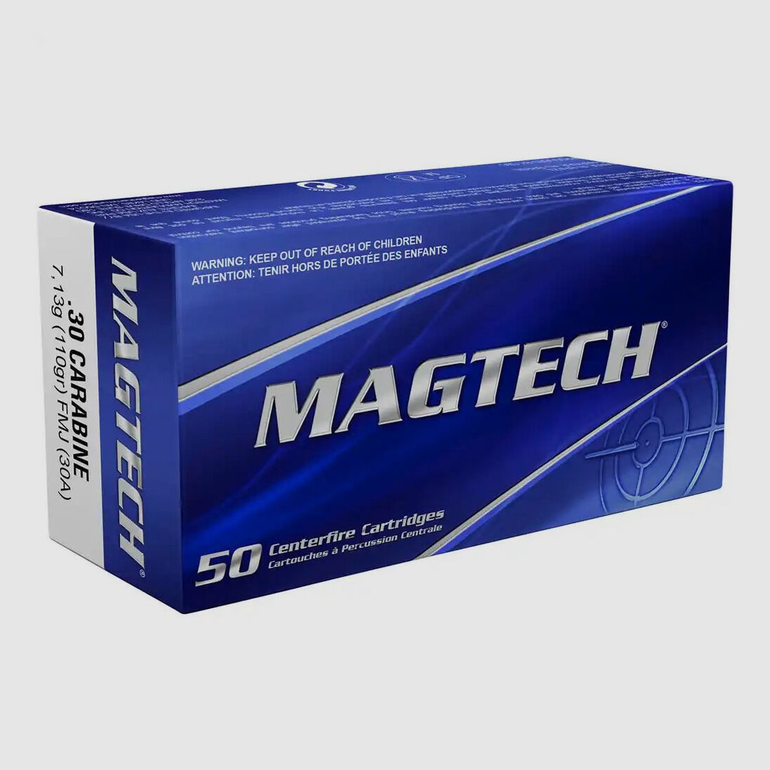 Magtech FMJ 110grs à50