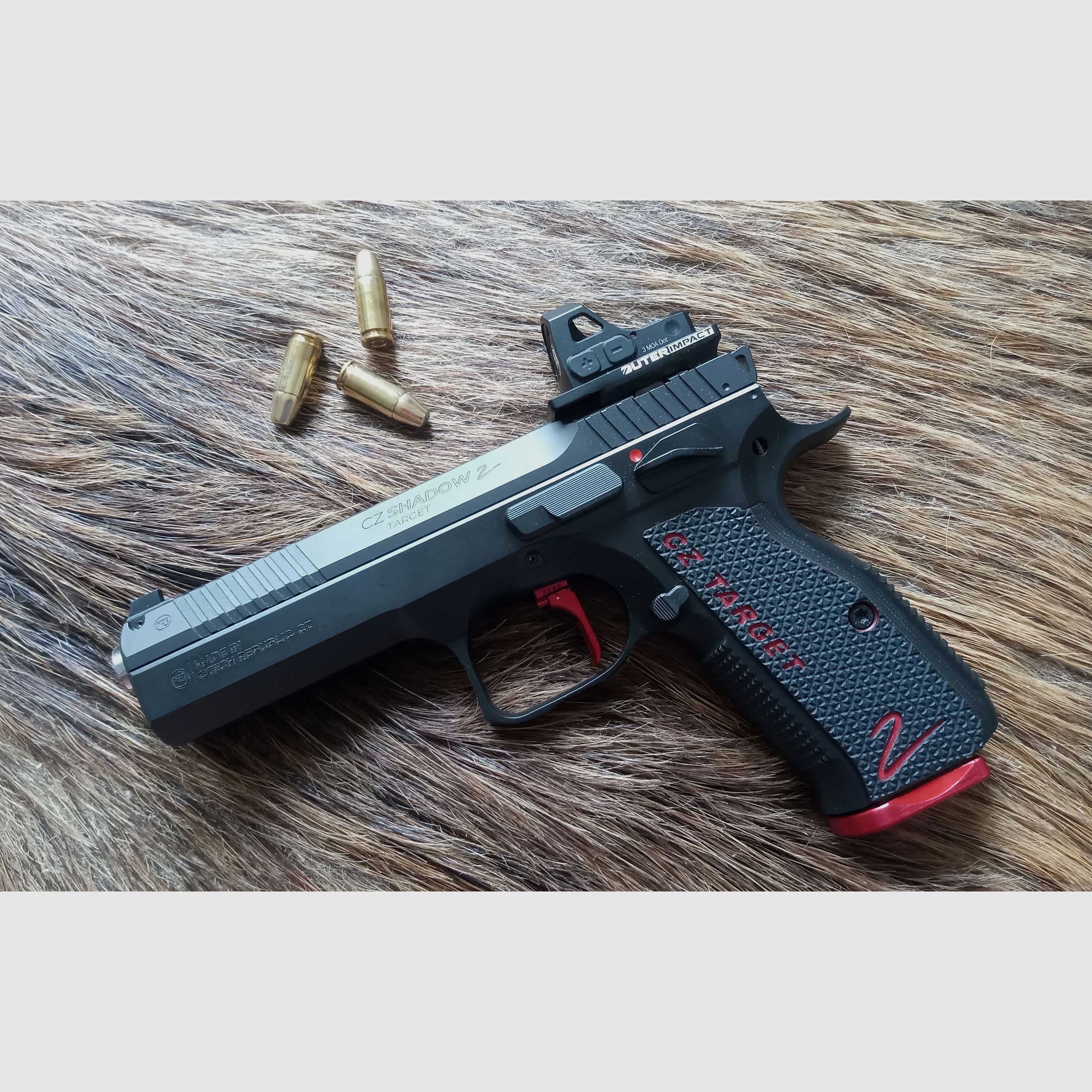 CZ 75 SHADOW 2 TARGET OU 3 MOA °°°°°°°°°°°°°°°°°°°°°°°°°°°°° 