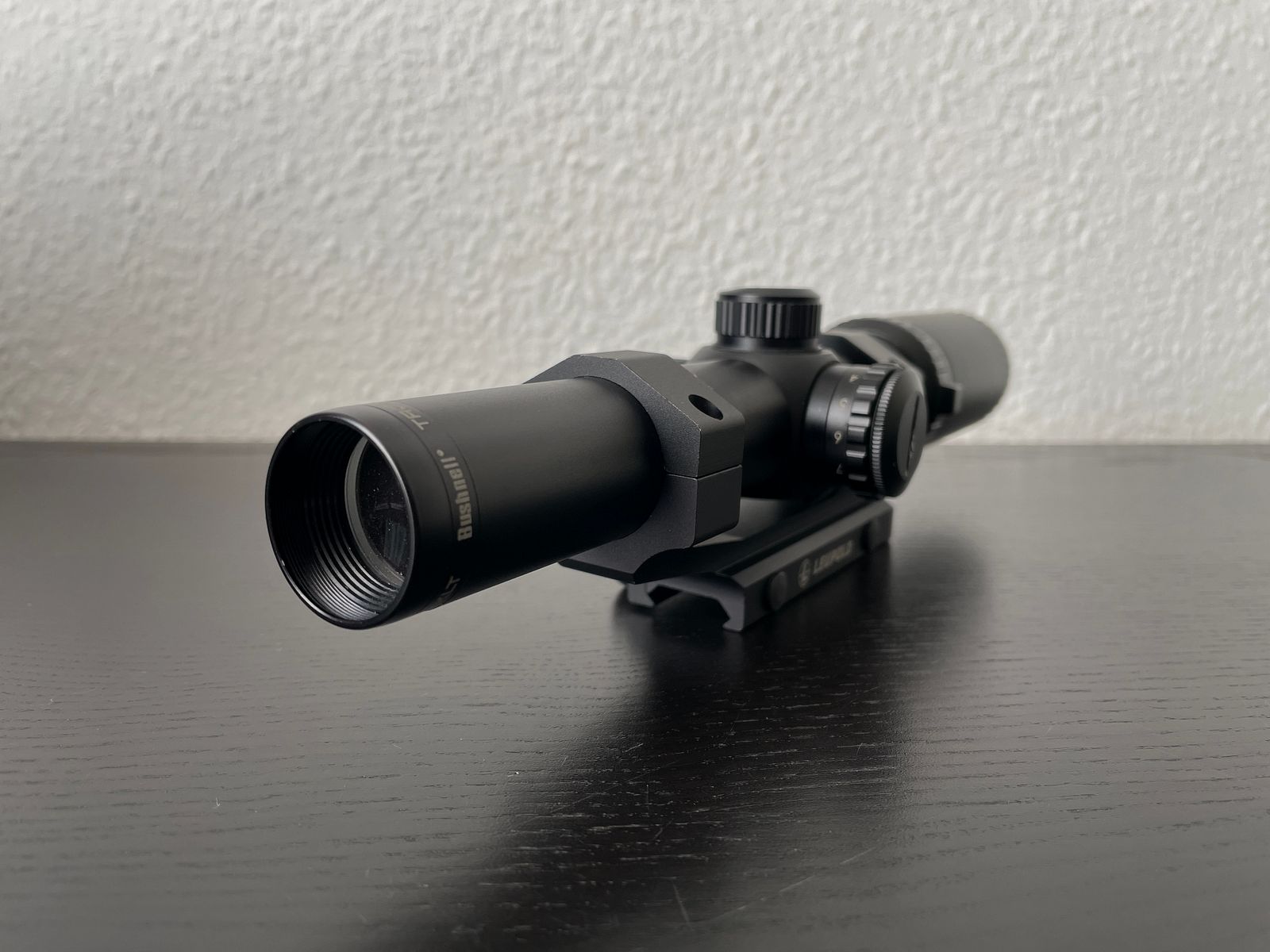Bushnell Trophy XLT 1-4x24mm riflescope optics with Leupold mount LPVO