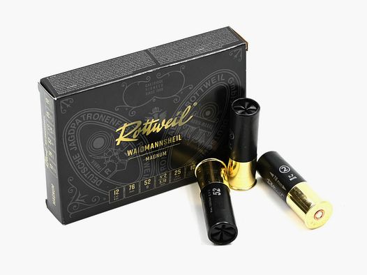 Rottweil 12/76 Waidmannsheil Magnum, Schrot Nr. 2 / 3.7mm, 52 g, 10 Stk.
