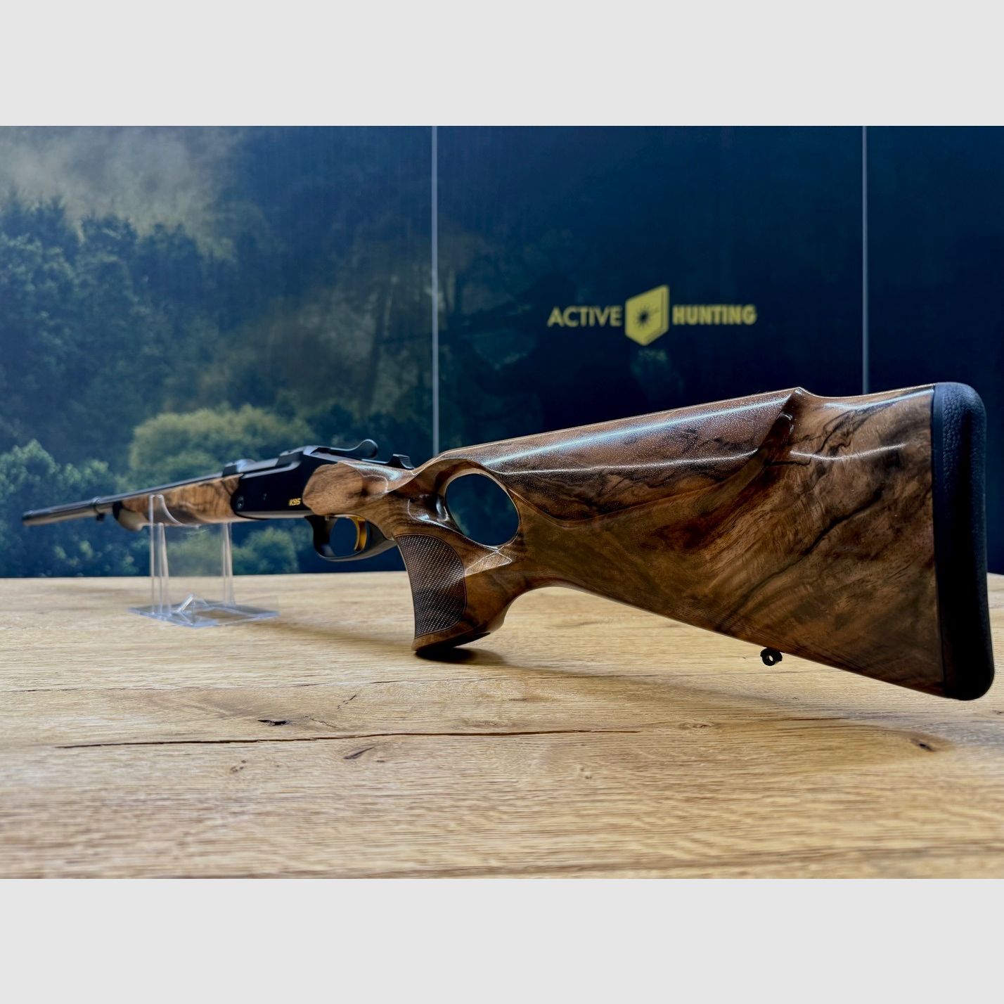 Blaser K95 Success / Klasa drewna 6 / Kal. 6,5 Creedmoor / LL 47 cm / Złote elementy / M15x1