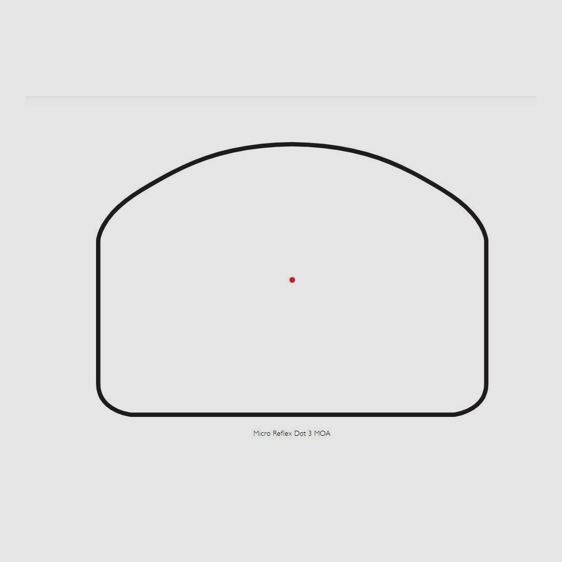 Hawke Vantage Reflex Sight 3 MOA DOT ROSSO 12141