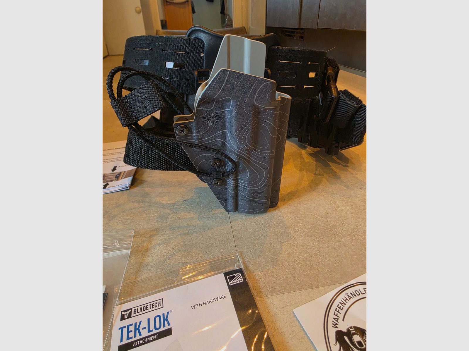 Pasek do kabury Kydex do Walther PDP SF od Gear Maniacs