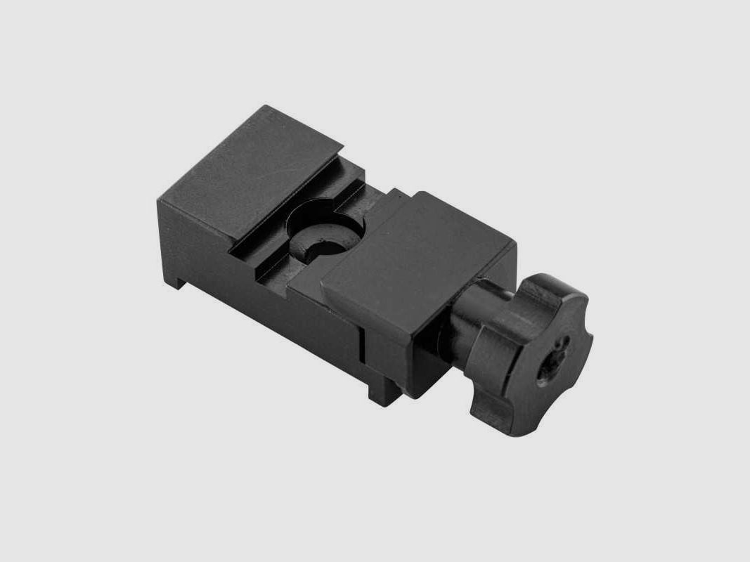 Aluminium-Monoblockfuß mit 11mm Schiene für Kompensator. - Alu-Monoblockfuß, Bild 3 von 5
