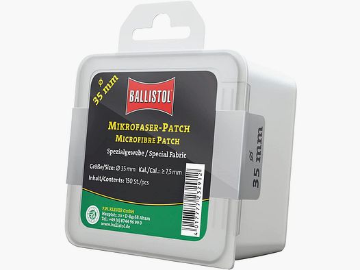 BALLISTOL Microfaser-Patch rund 35mm Kal.7,5mm
