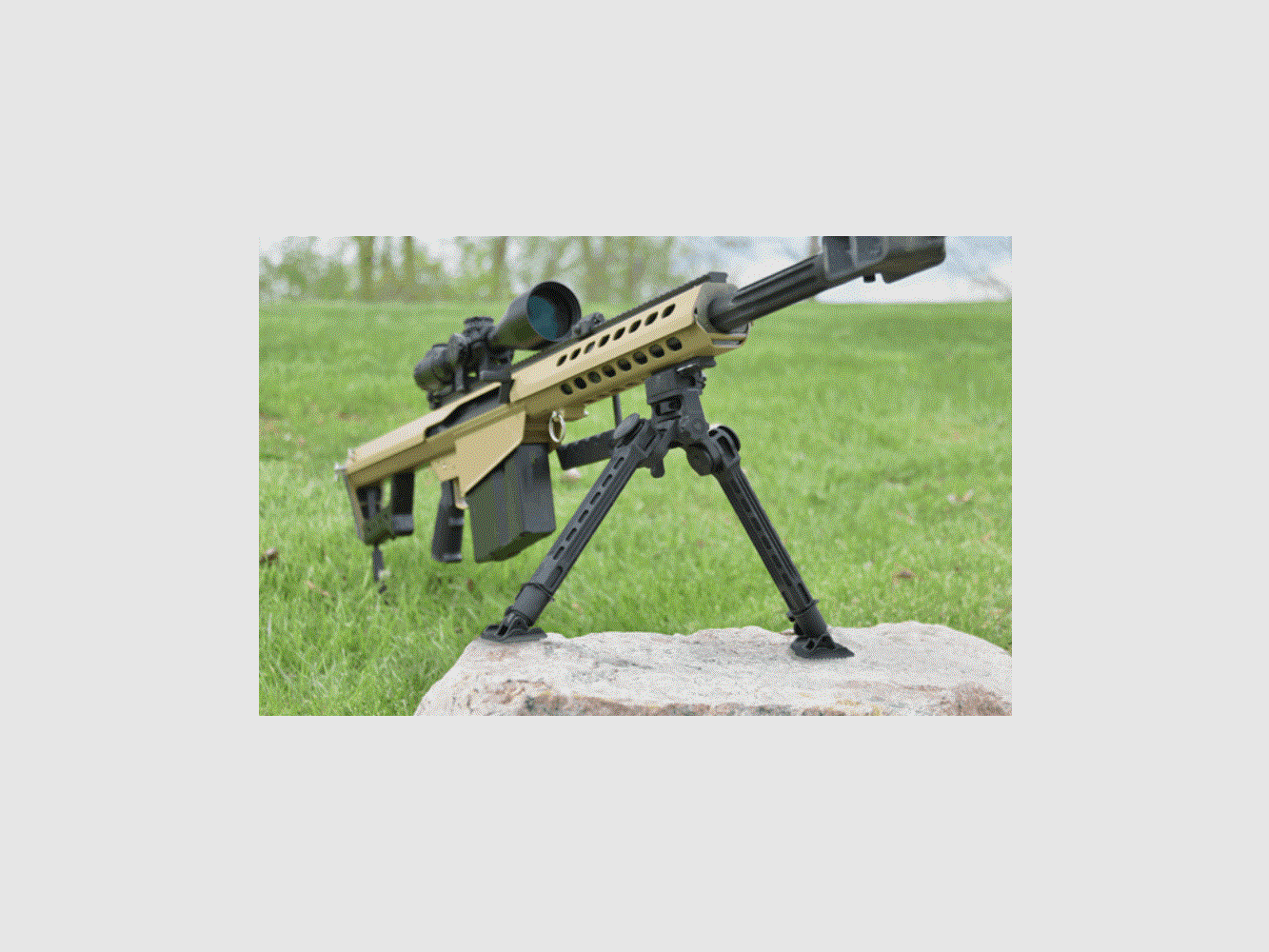 UTG Big Bore Volledige Stabiliteit Bipod, 9″-14″ Middenhoogte