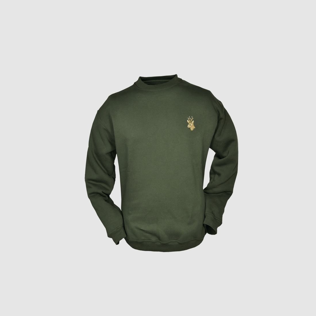 Sweatshirt dklgrün Rehbock Gr.XXL, Bild 1 von 2