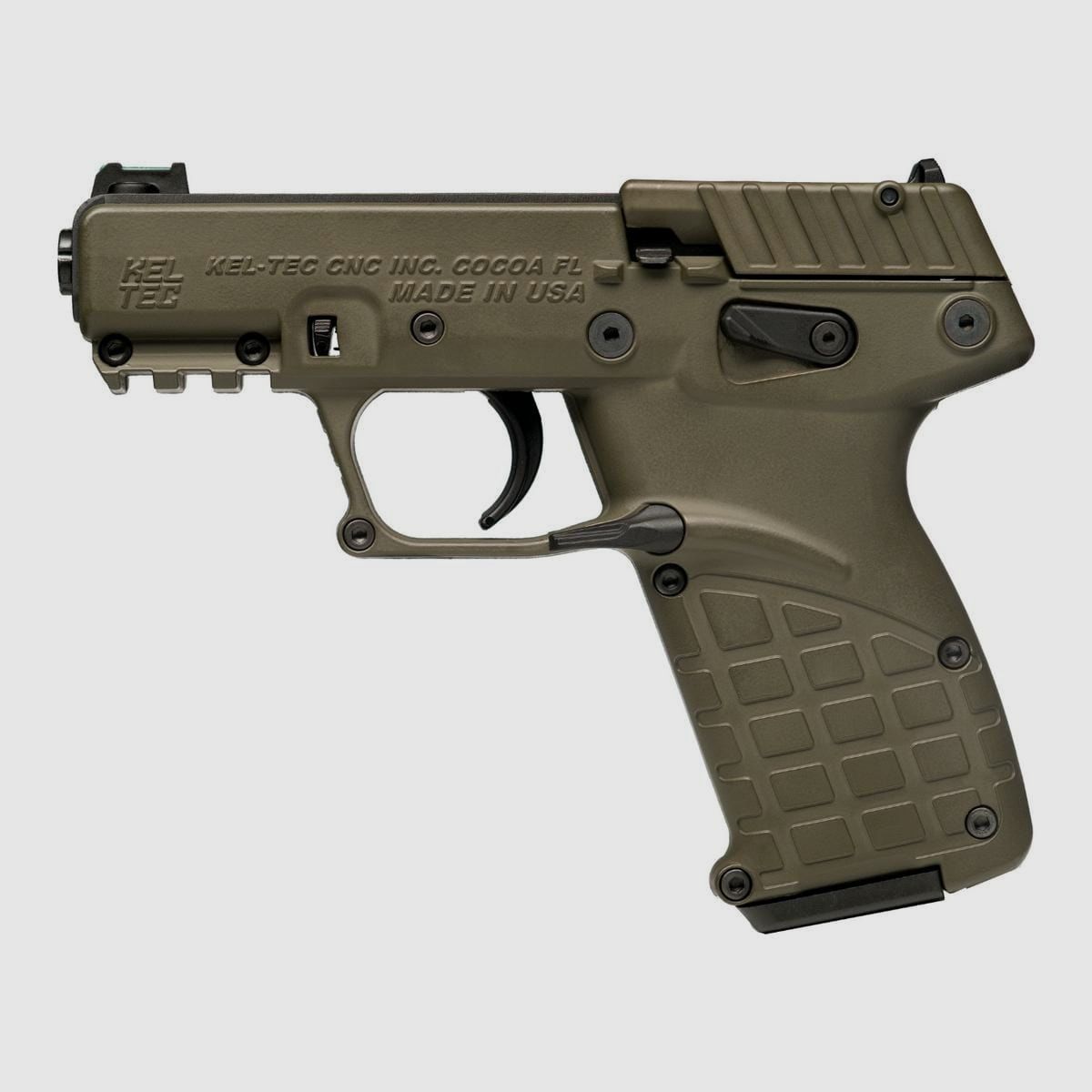 Zelfladend pistool Kel-Tec P17 kal. .22 Lr GREEN
