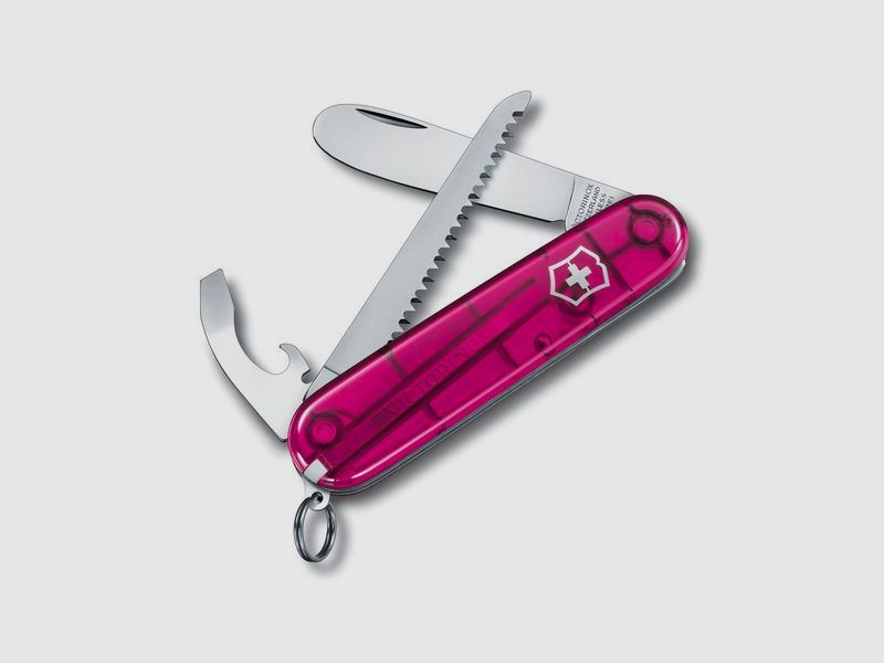 Victorinox My First Set pink transparent folding knife