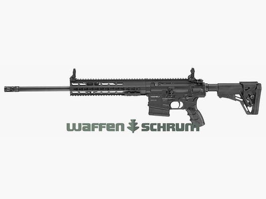 Haenel CR 6,5 schwarz / Langer Handschutz