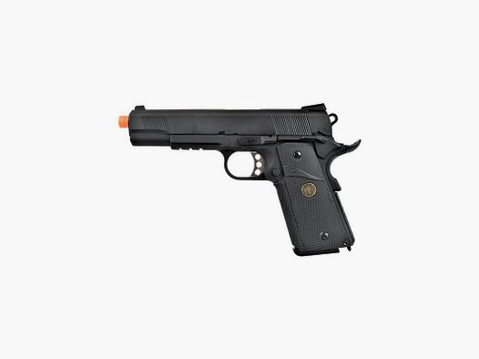 WE PISTOLA A GAS 1911 M E U RAIL NERA