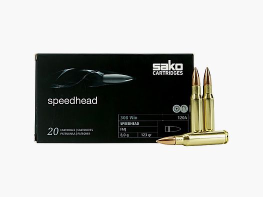 .308 Win Sako FMJ 120A Speedhead 123gr/8g