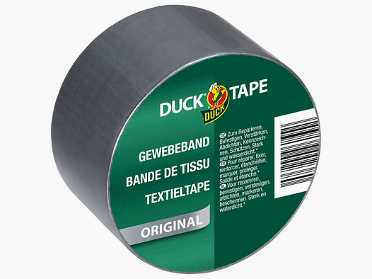 Duck Tape Duck Tape Cinta de tela 50 mm x 5 m plateada