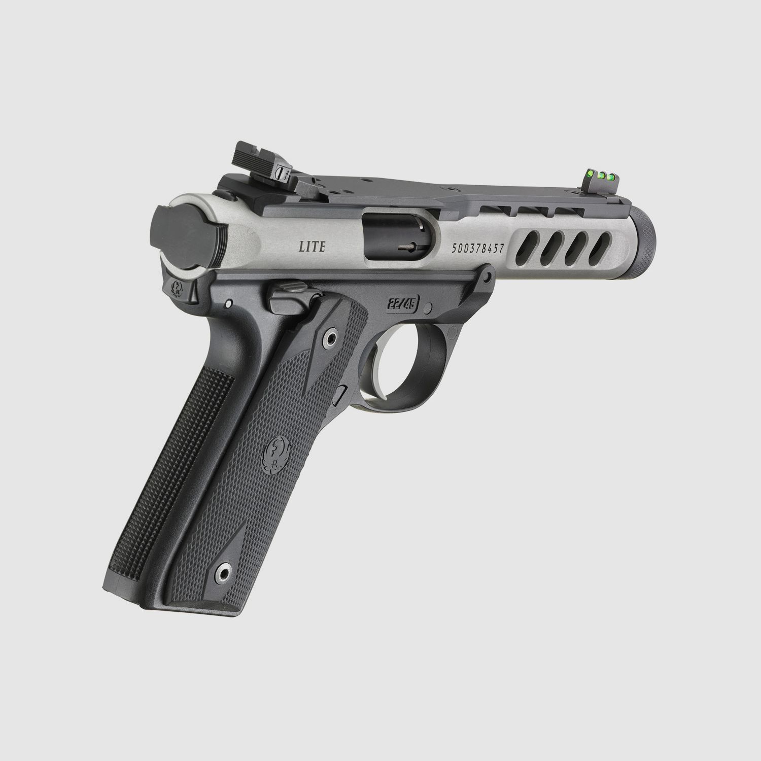 Pistole Ruger Mark IV 22/45 Lite Kal. .22 lr Clear Anodized, O.R. Shield RMS, 4,40" MT1/2-28, 10 Schuss, Bild 3 von 4