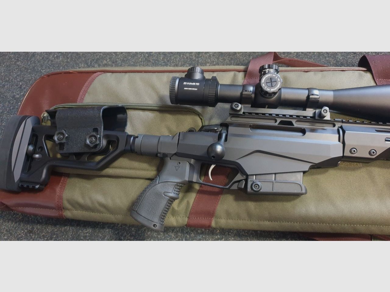 Tikka T3x A1 cal. .308, complete with Meopta ZD 6-24x56 RD & SD