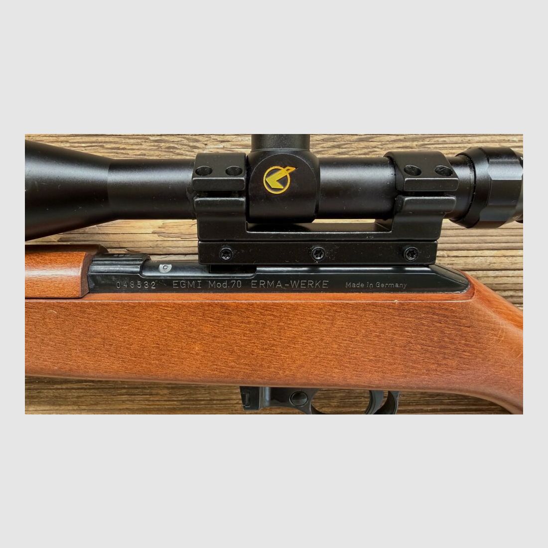 Erma EGMI Mod. 70 mit ZF Gamo 3 -9x40 .22lr
