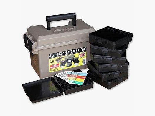Caisse MTM Ammo Can pour calibre 45ACP (700 munitions)