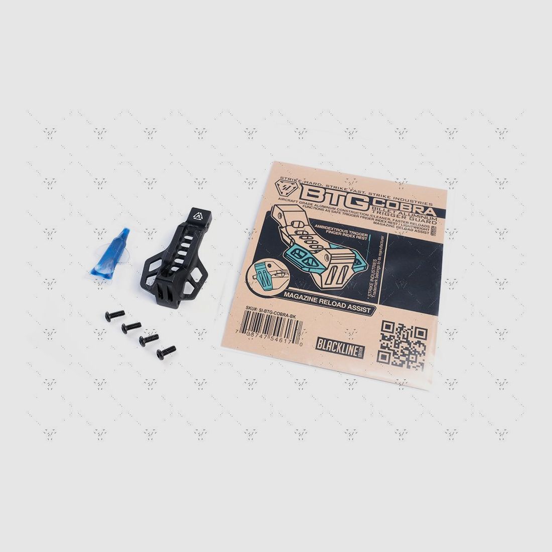 Strike Industries Cobra Billet Aluminium Osłona Spustu Czarna, zdjęcie 1 z 5