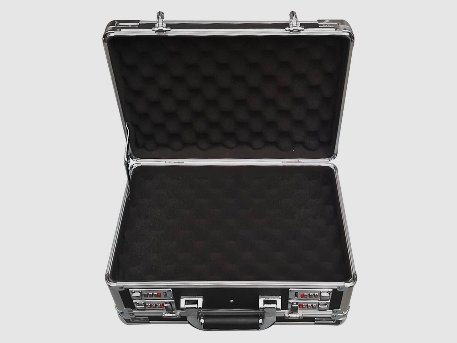 Fritzmann estuche para pistola marco de aluminio 2 compartimentos