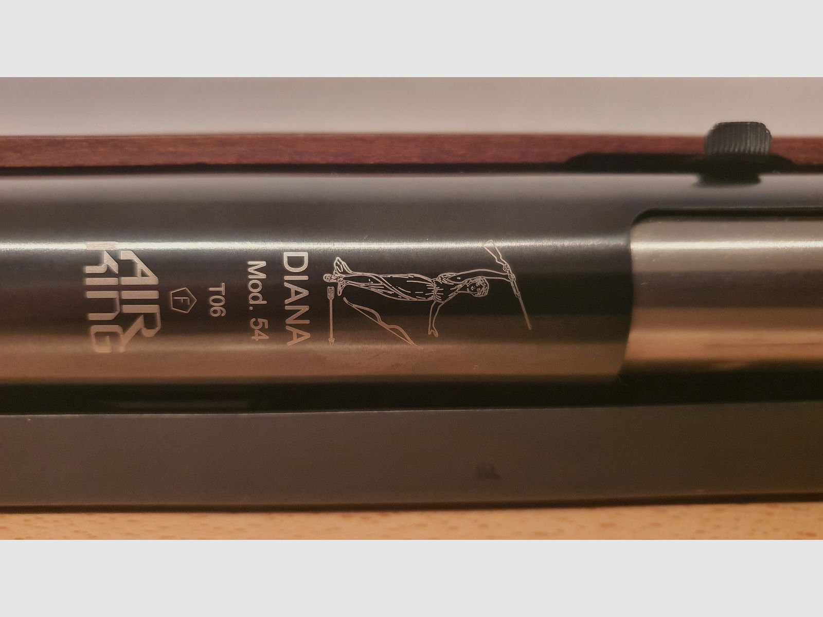 Fucile ad aria compressa Diana 54 / Diana54 Airking nel calibro 4,5 mm ( canna rigida / azionamento laterale )