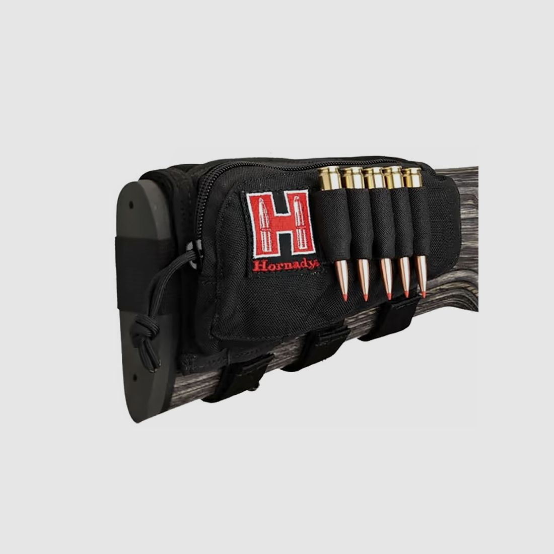 Hornady Patronenhouder Schafttasche CHEEK PIECE Zwart, Rechtshandig
