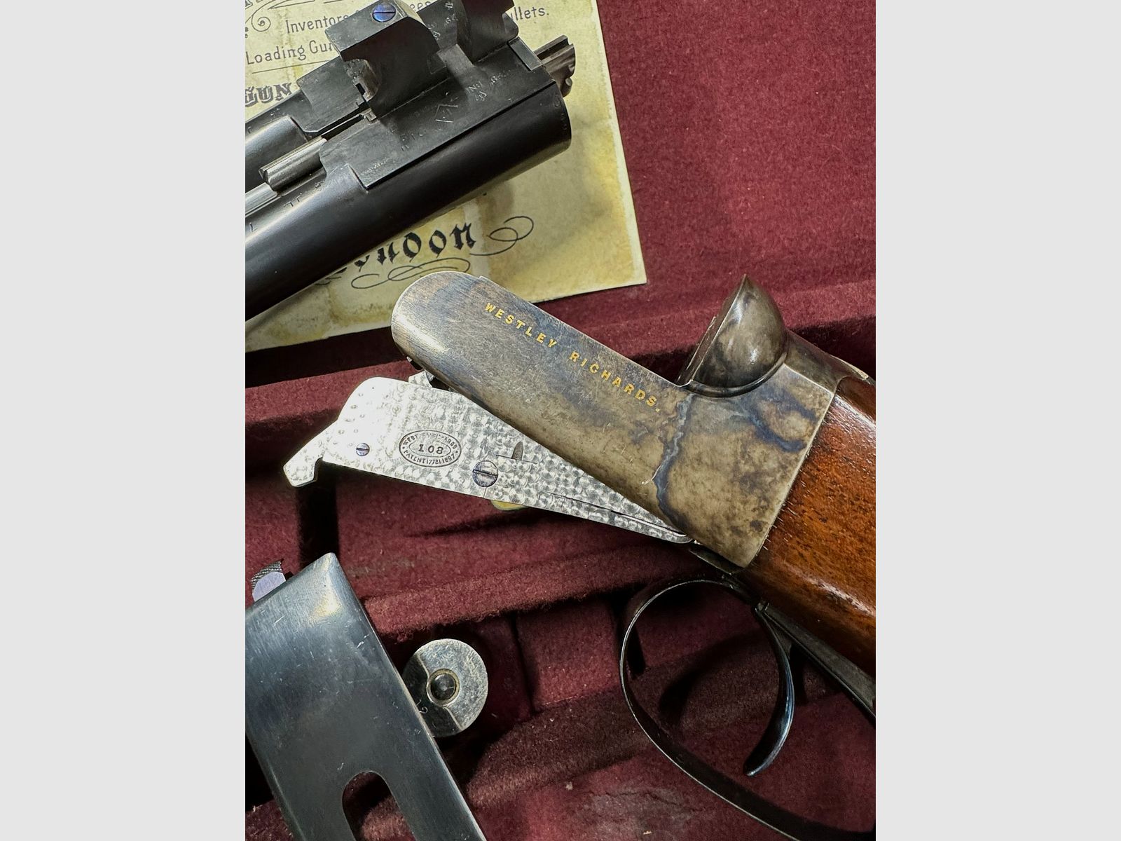 Querflinte Kaliber 12 Westley & Richards Anson & Deeley – Box Lock, Bild 3 von 3