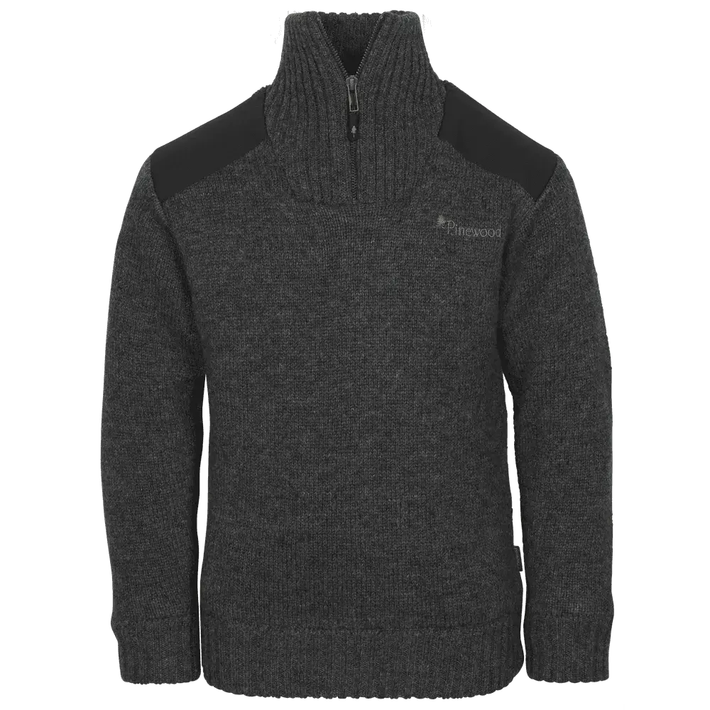 Hochkragenpullover für Kinder Grau Ouragan Pinewood, Bild 2 von 2