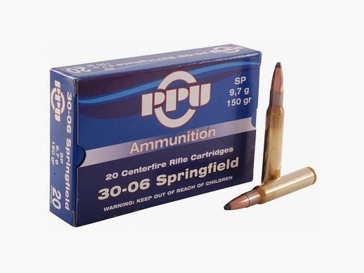 PPU Munition 30-06 Springfield SP 150 gr. (20 Stk.)