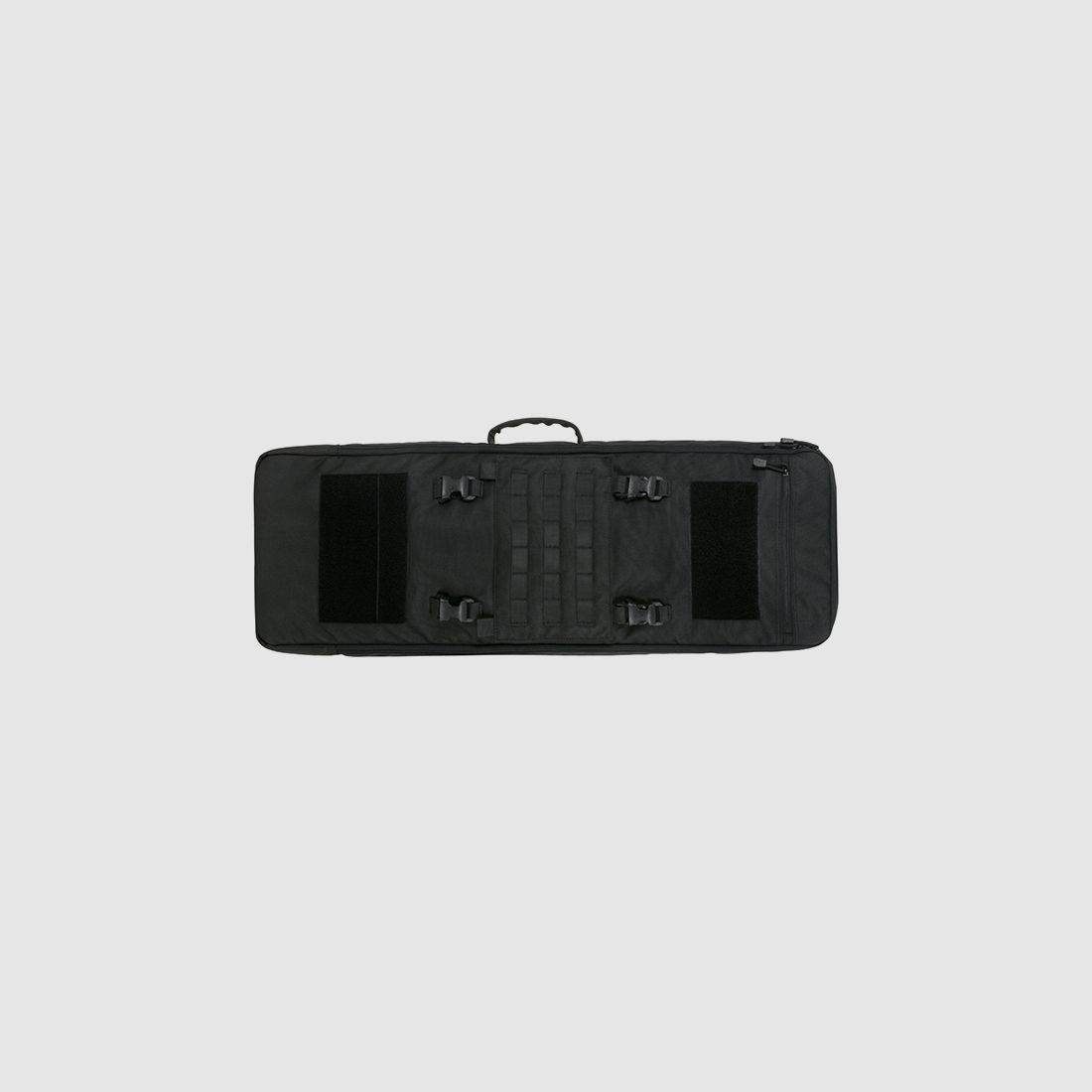 90cm Rifle Bag TRAVEL with Buckle Up Front Panel - Black [8FIELDS]