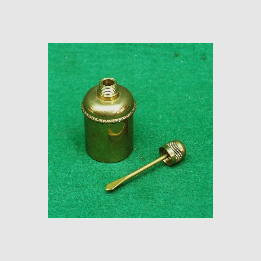 Öl-Kanne Öl-Dose, rund