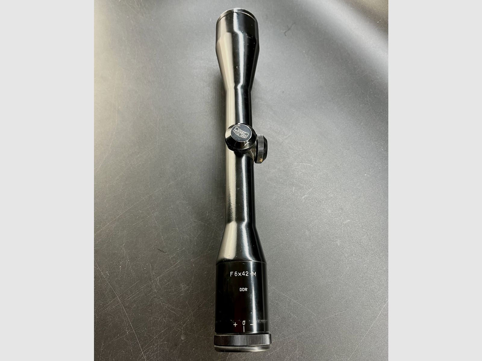 Carl Zeiss Jena Zielfernrohr ZF 6x42 M DDR Absehen 1 mit Prismenschiene S0018